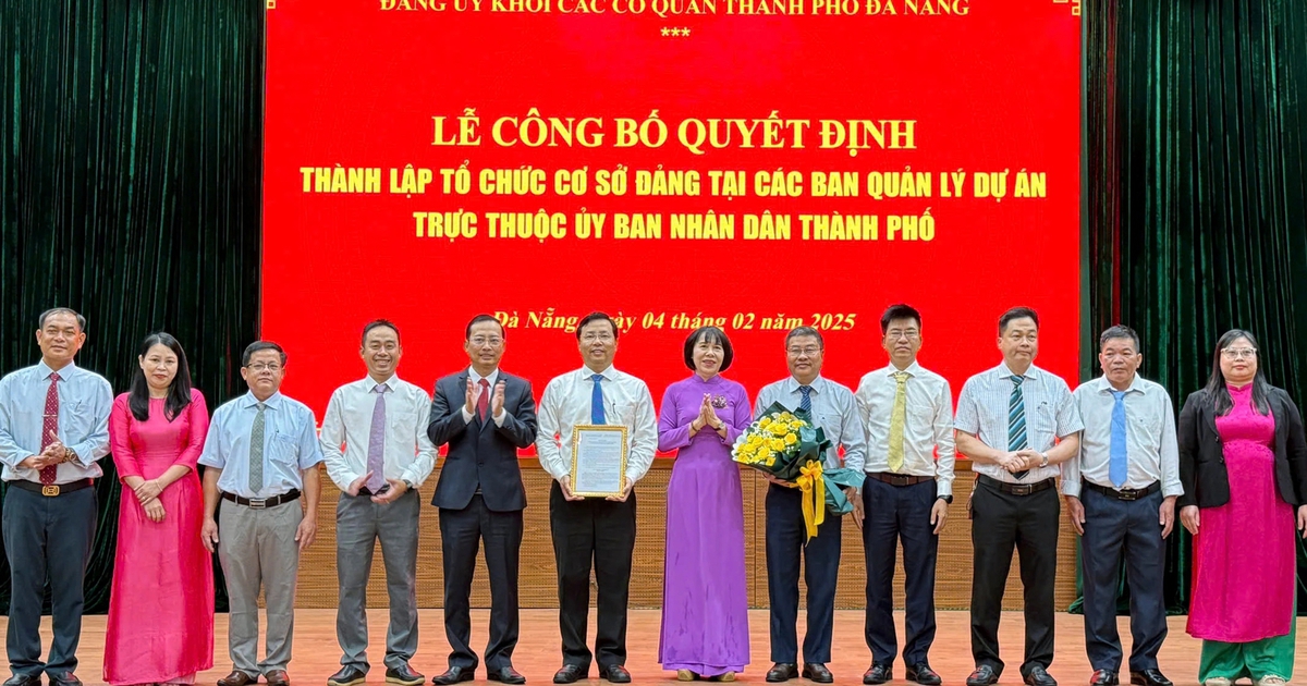 Đà Nẵng thành lập đảng bộ cơ sở 3 ban quản lý dự án