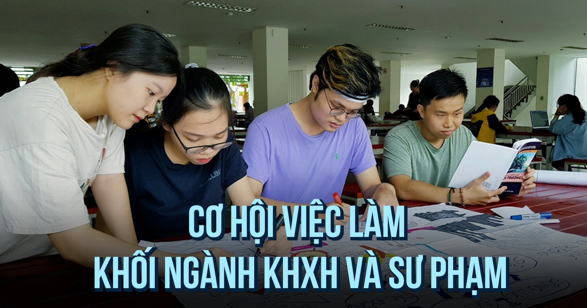Cơ hội việc làm khối ngành khoa học xã hội và sư phạm