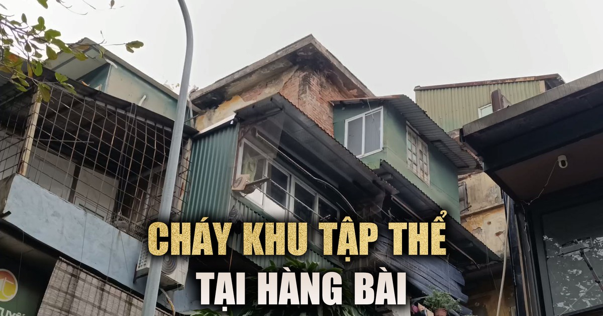 Hà Nội: Cháy Khu tập thể 11 Vọng Đức