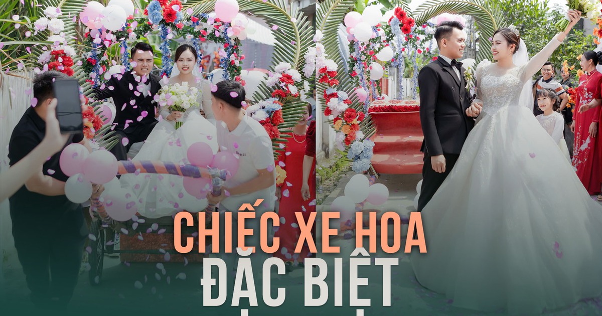 Cả xóm xúm vào làm xe hoa 'độc nhất' Việt Nam, ai tham gia cũng vỗ tay trầm trồ