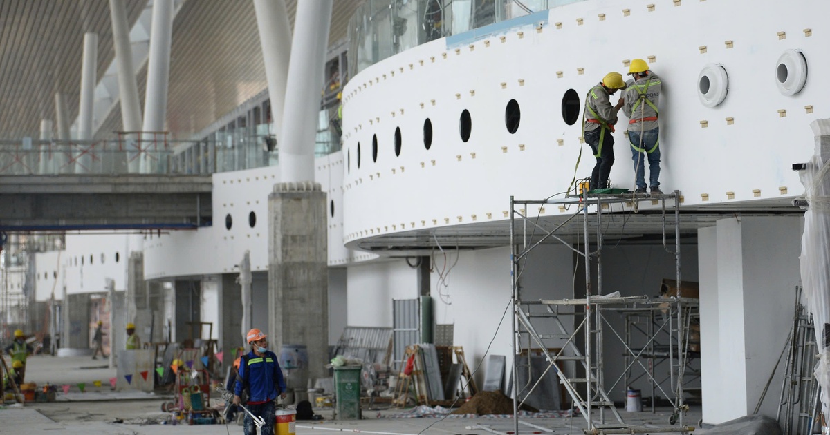 Nhà ga mới sân bay Tân Sơn Nhất đã về sát đích