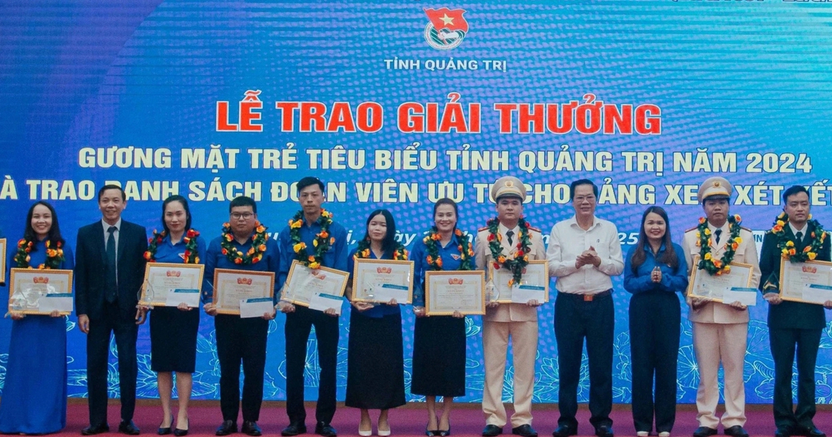 Vinh danh 27 gương mặt trẻ tiêu biểu tỉnh Quảng Trị
