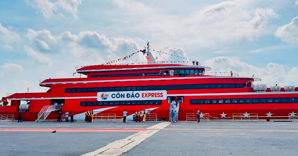 Siêu tàu cao tốc sức chứa hơn 1.000 khách trở lại chạy tuyến TP.HCM - Côn Đảo