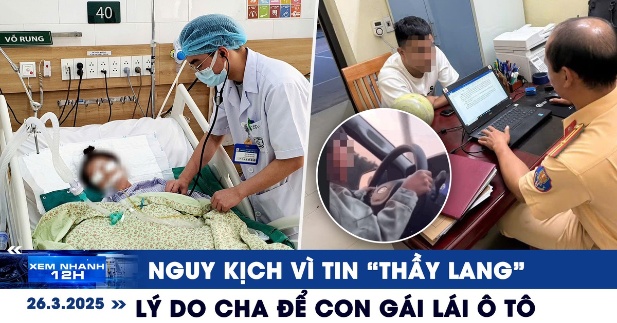 Xem nhanh 12h: Tin 'thầy lang' uống nước kiềm chữa bệnh | Lý do cha để con gái 6 tuổi lái ô tô