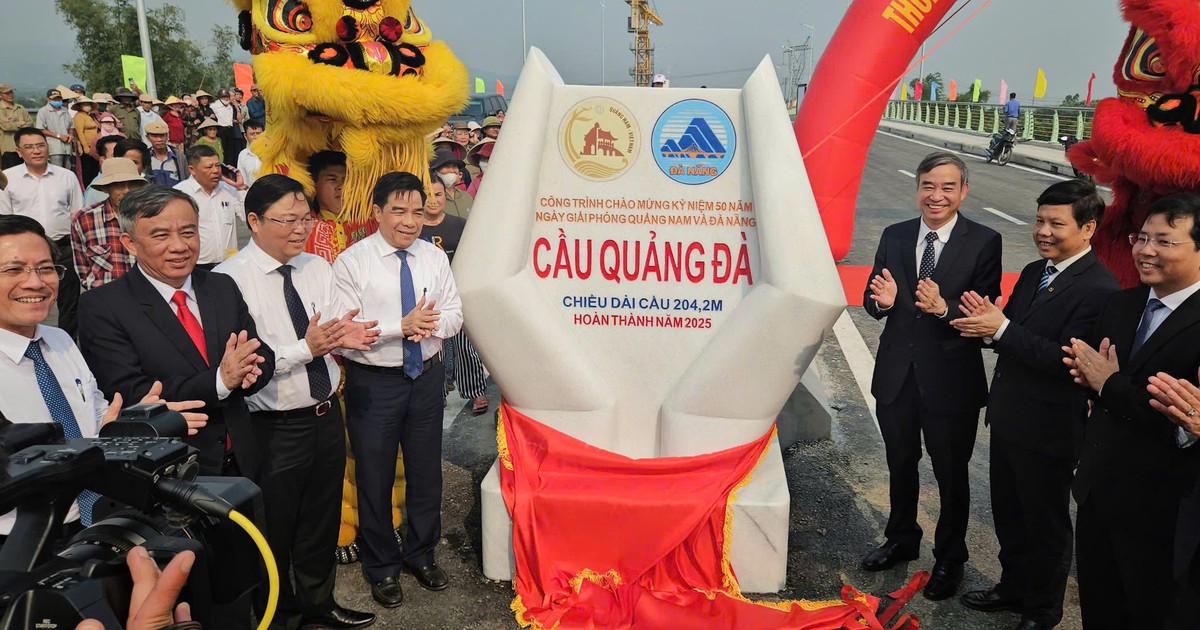 Thông xe cầu Quảng Đà nối Quảng Nam - Đà Nẵng