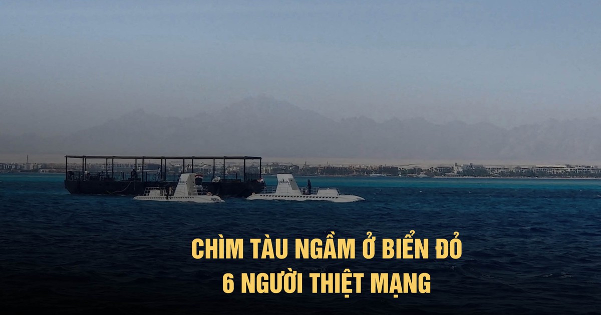 Tàu ngầm chìm, 6 khách Nga thiệt mạng ở Ai Cập