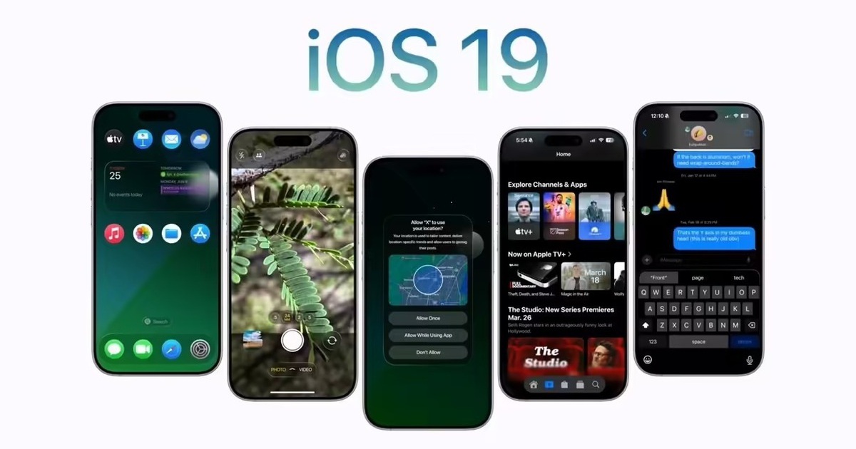 Cái nhìn gần gũi nhất về thiết kế mới của iOS 19