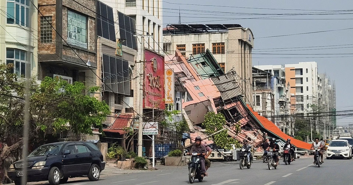 Thiệt mạng vì động đất Myanmar vượt mốc 1.000 người, vẫn còn tăng