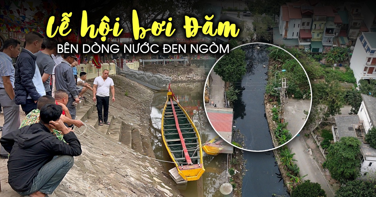 Sông Pheo 'kêu cứu': Lễ hội bơi Đăm bên dòng nước đen ngòm