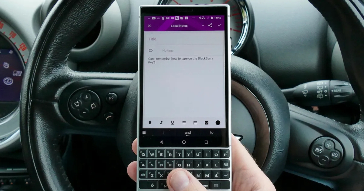 Điện thoại BlackBerry âm thầm quay trở lại?