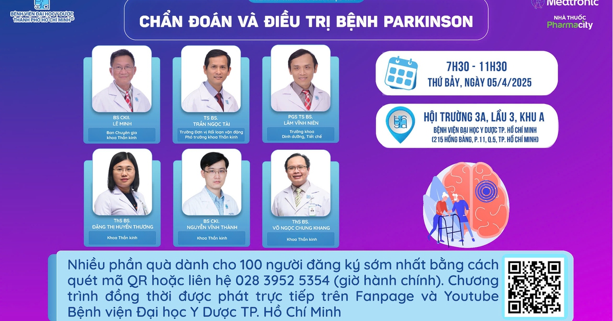 Tư vấn trực tiếp: Chẩn đoán và điều trị bệnh Parkinson