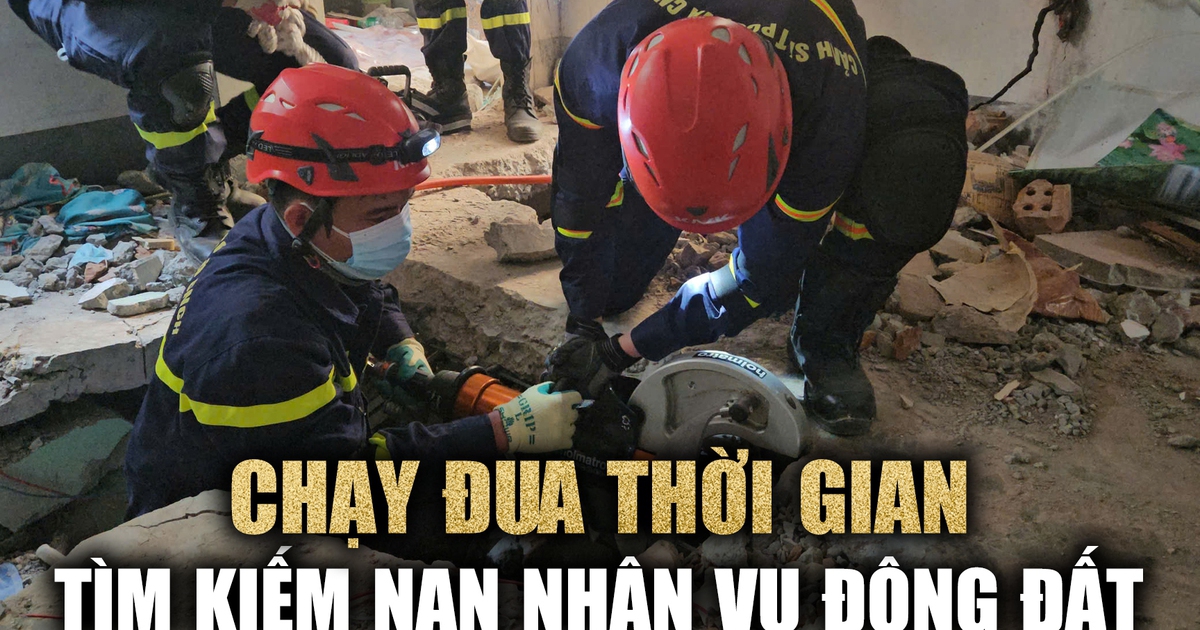 Cứu hộ động đất Myanmar: Cảnh sát Việt Nam ráo riết tìm kiếm trẻ em mắc kẹt