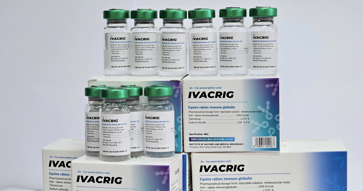 Huyết thanh IVACRIG - Vũ khí hiệu quả điều trị dự phòng bệnh dại