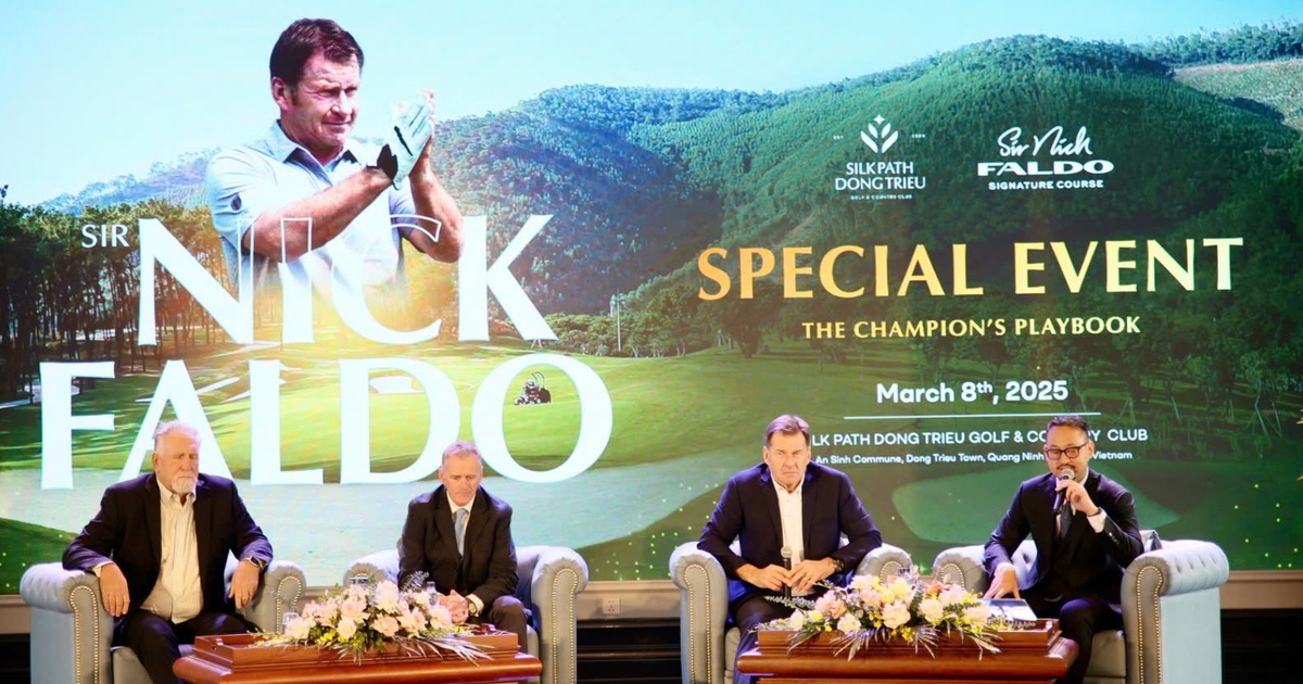 Huyền thoại Nick Faldo nói lời đặc biệt, giúp golfer trẻ Việt Nam mơ về PGA Tour