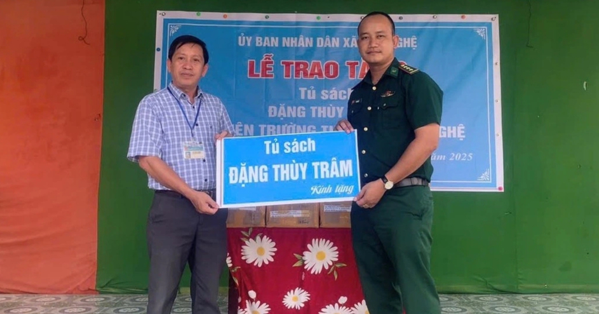'Tủ sách Đặng Thùy Trâm' đã tới đảo Hòn Nghệ