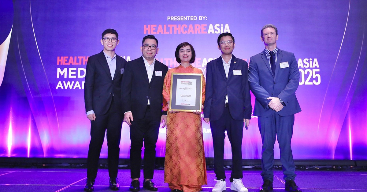 FPT Long Châu thắng giải đổi mới sáng tạo của năm tại Healthcare Asia Pharma Awards 2025