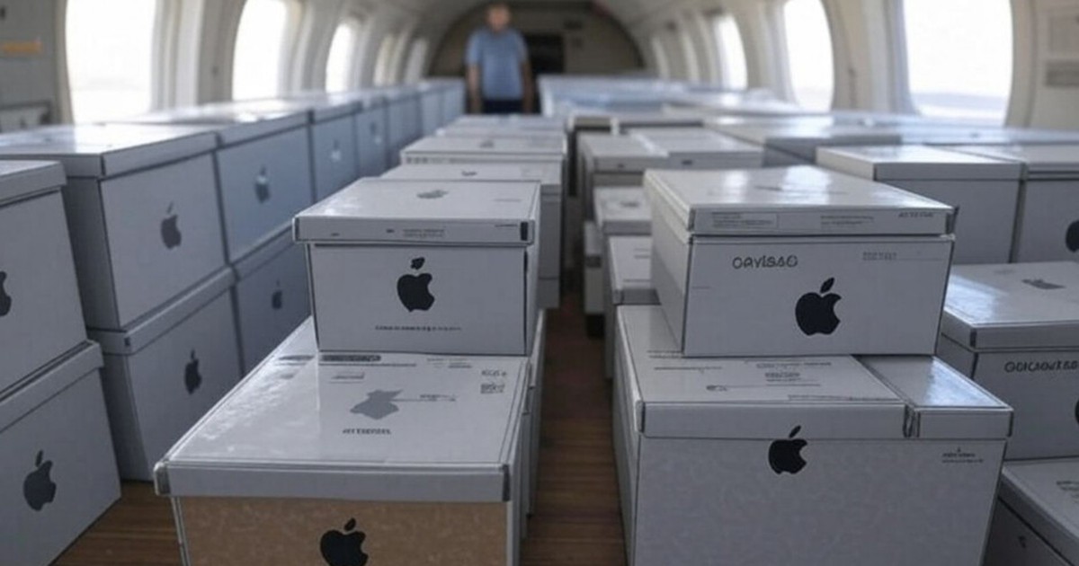 Apple 'né' thuế của ông Trump, thuê máy bay chở 600 tấn iPhone từ Ấn Độ sang Mỹ