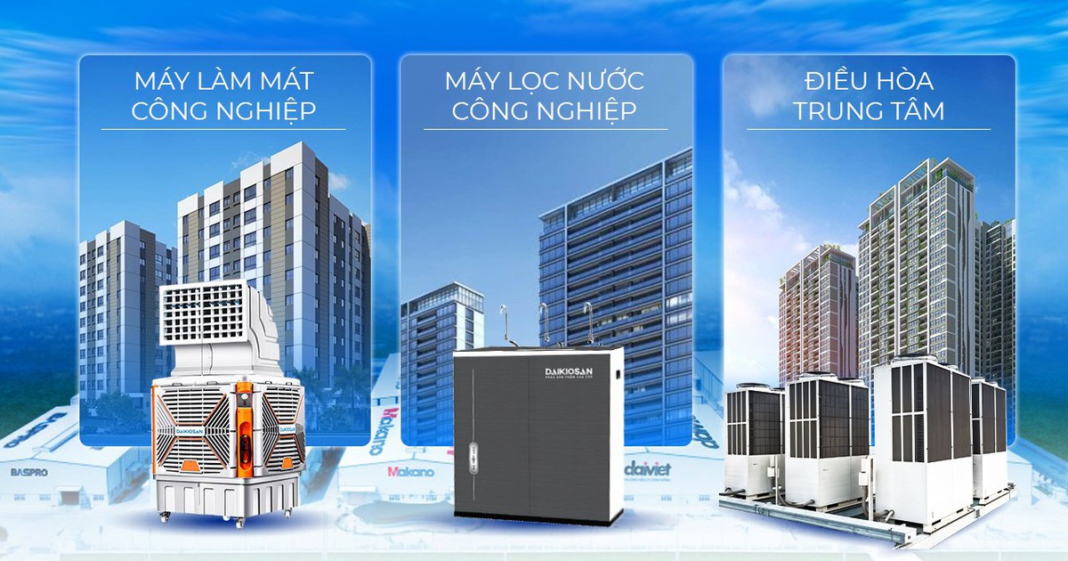 Giải pháp tiết kiệm cho chủ đầu tư máy làm mát, lọc nước công nghiệp Daikiosan