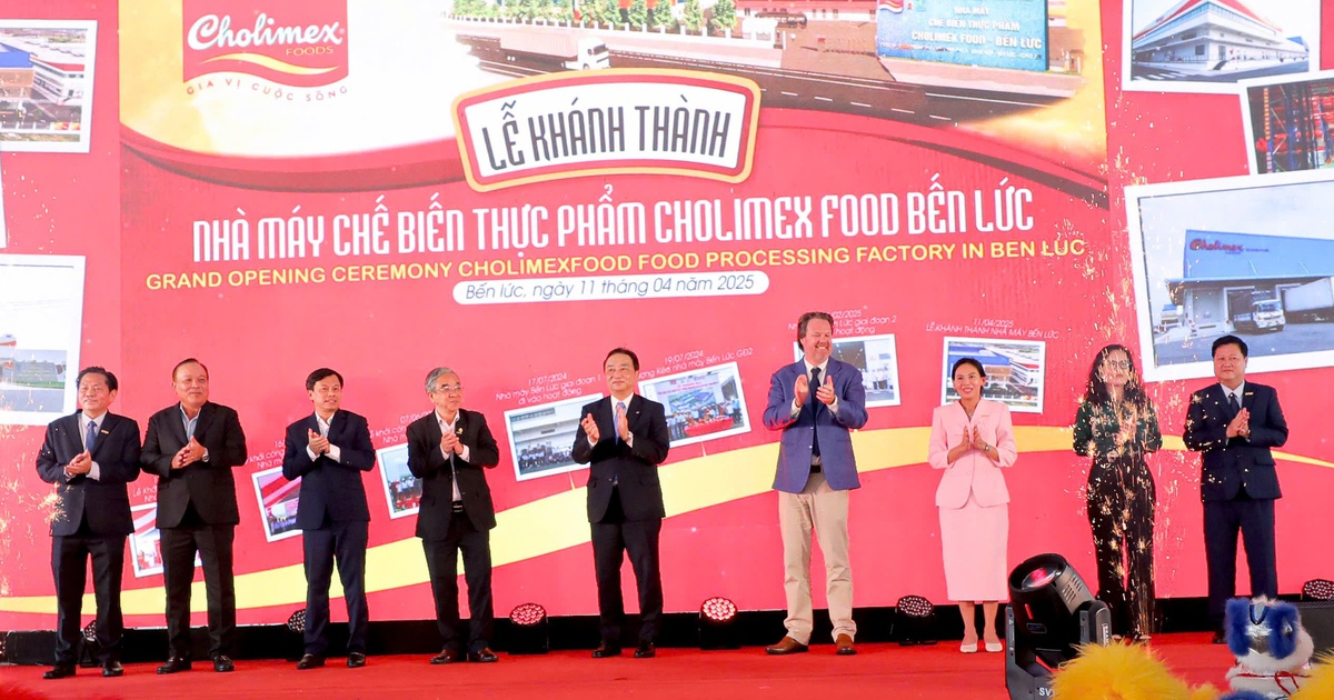Cholimex Food khánh thành nhà máy chế biến thực phẩm thứ 2 tại Bến Lức (Long An)