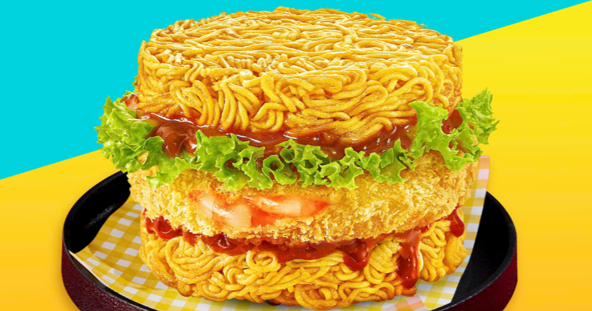 Lotteria ra mắt Ramen Burger: Đa dạng sản phẩm theo xu hướng sáng tạo, khác biệt