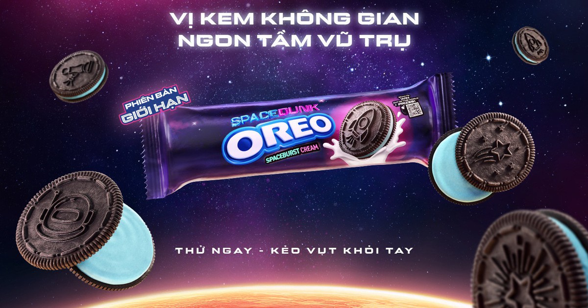 OREO mang đến cơ hội khám phá không gian với chiếc bánh quy OREO Space Dunk