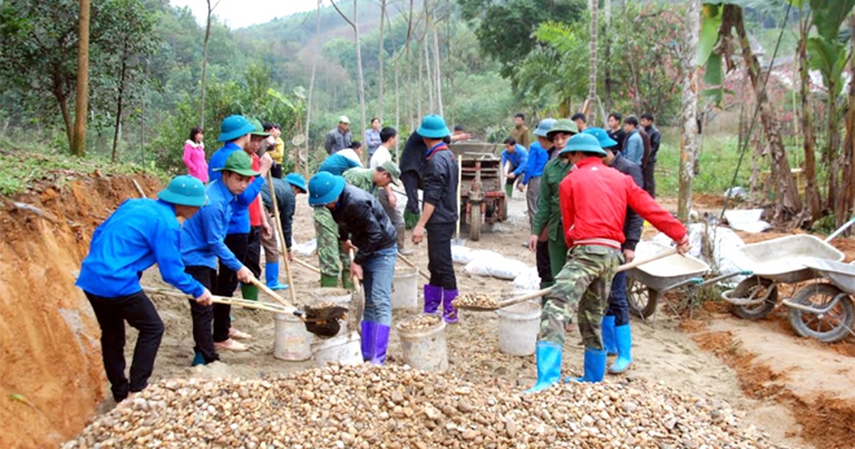 Kết quả ấn tượng 5 năm thanh niên xây dựng nông thôn mới