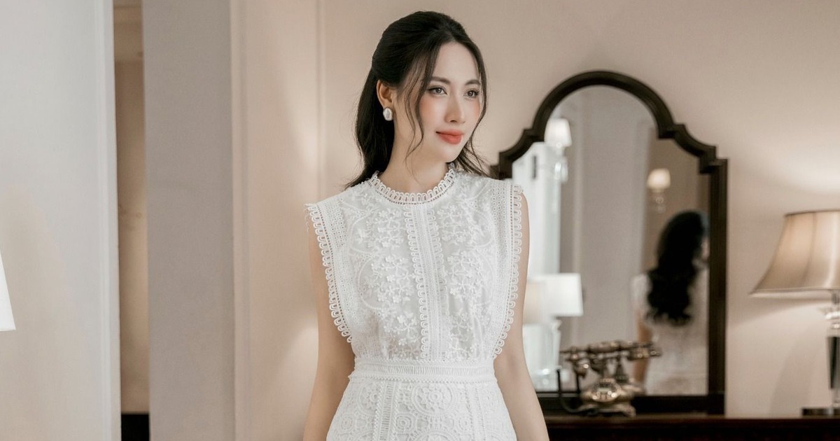 ‘Nâng cấp’ độ sang chảnh với trang phục vải ren hiện đại