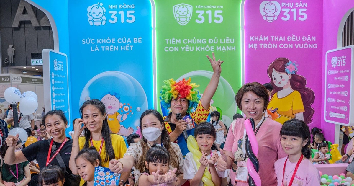 Hệ thống Y tế 315 có mặt trong triển lãm Vietbaby Fair 2025