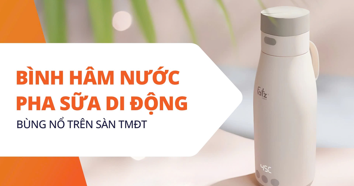 Bình đun, hâm nước pha sữa cầm tay: Ngành hàng đang bùng nổ trên sàn TMĐT