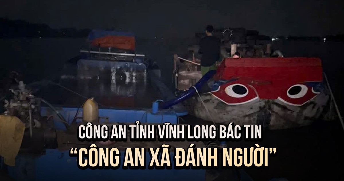 Công an tỉnh Vĩnh Long bác tin 'công an xã đánh người, ép nhận bơm hút cát'