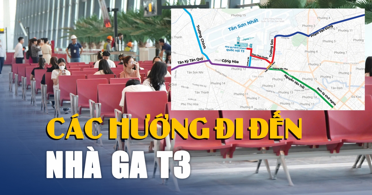Di chuyển thế nào để đến nhà ga T3 sân bay Tân Sơn Nhất?