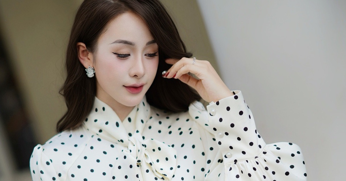Họa tiết chấm bi vẽ nên nét duyên dáng cho phái đẹp