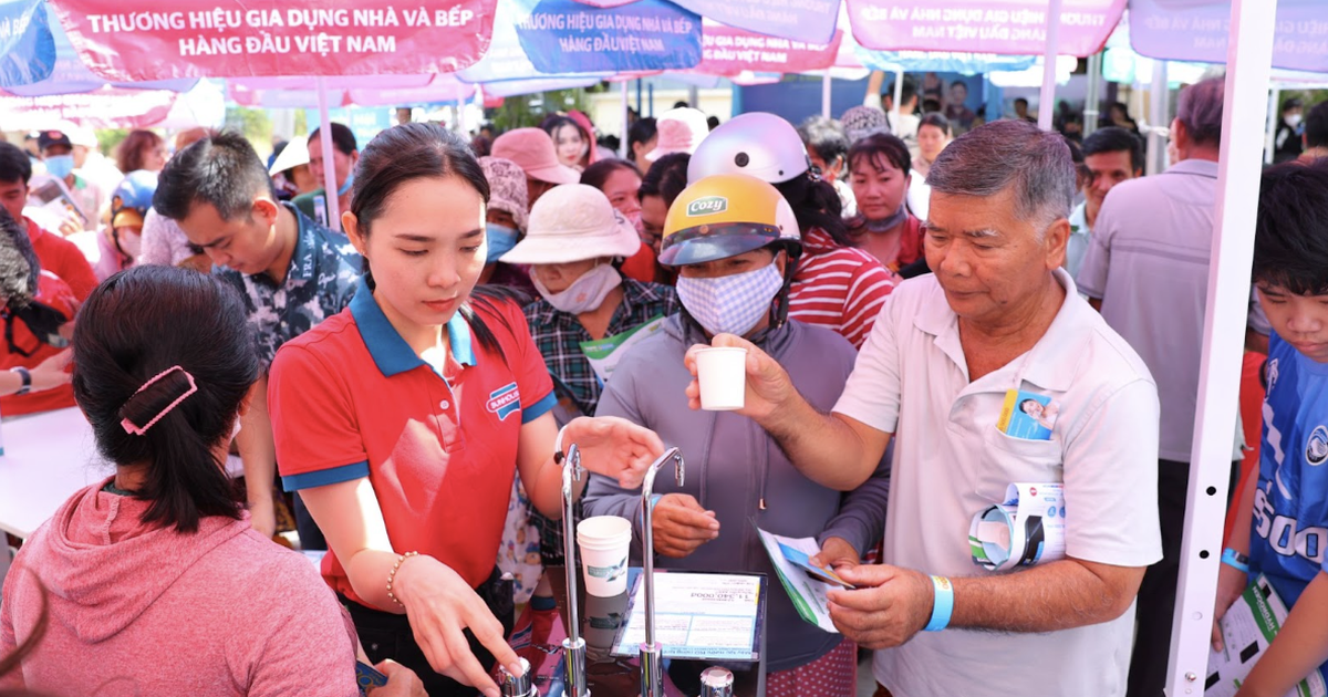 Điện máy Xanh triển khai giải pháp đem nước sạch đến người dân