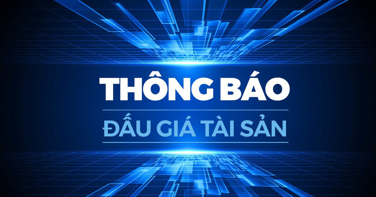 Thông báo đấu giá tài sản Thông báo đấu giá tài sản