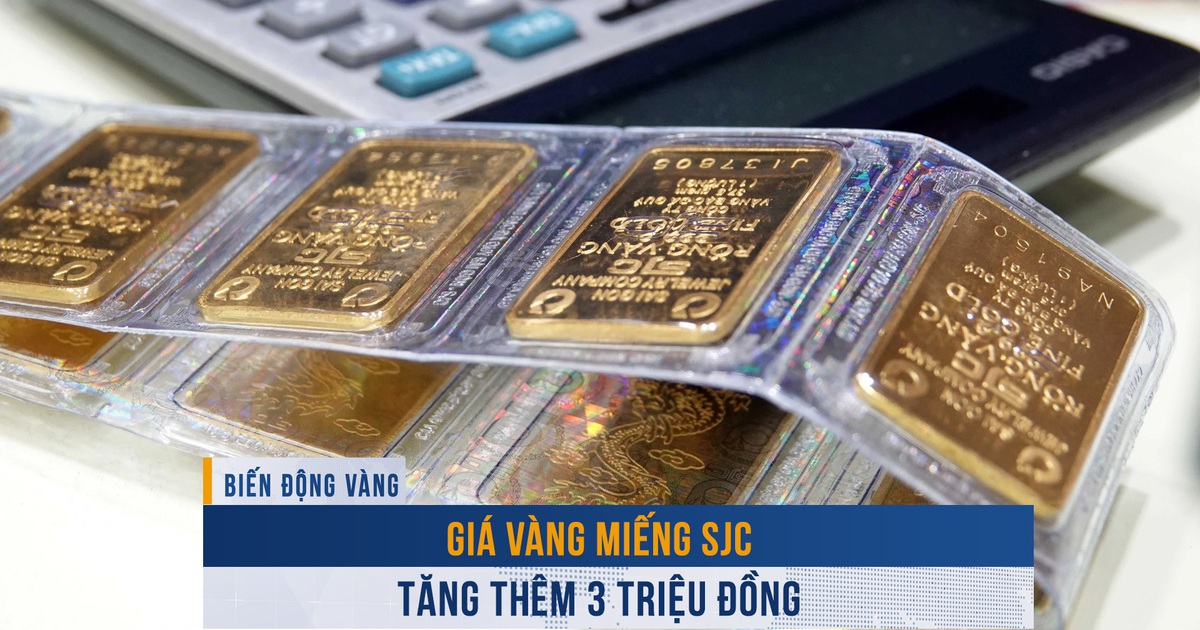 Biến động vàng ngày 21.4: Thế giới bùng nổ, vàng miếng SJC tăng thêm 3 triệu đồng