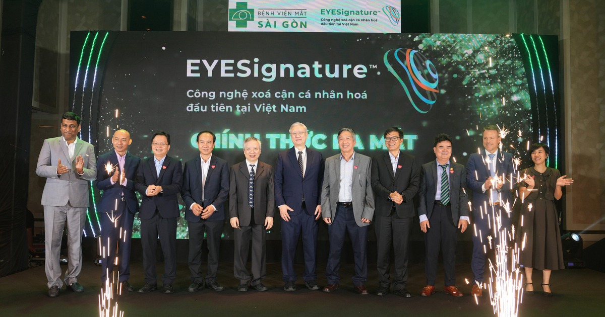 Bệnh viện Mắt Sài Gòn ra mắt EYESignature - Công nghệ xóa cận cá nhân hóa
