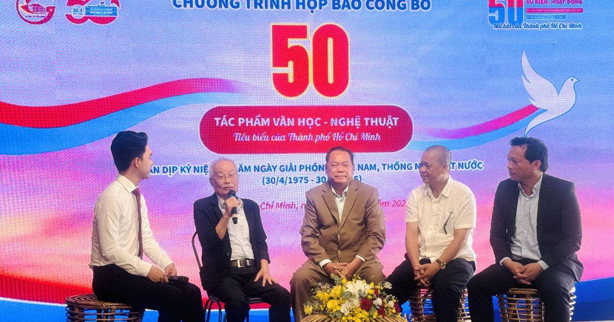 TP.HCM tôn vinh 50 tác phẩm văn học nghệ thuật tiêu biểu