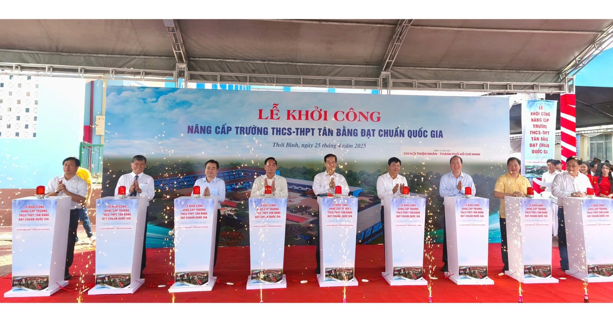 Cà Mau: Nâng cấp Trường THCS-THPT Tân Bằng với kinh phí 20 tỉ đồng xã hội hóa