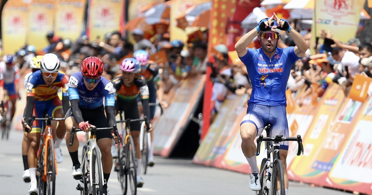 Cúp xe đạp truyền hình TP.HCM: Nick Kergozou phá vòng vây giành chiến thắng ở Cần Thơ