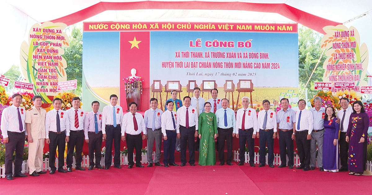 Thới Lai tích cực xây dựng nông thôn mới