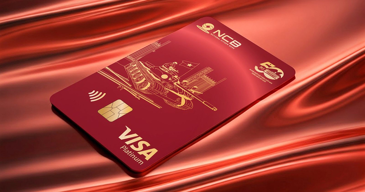 Thẻ tín dụng NCB phiên bản đặc biệt mừng 30.4: Một chiếc thẻ, hai giá trị