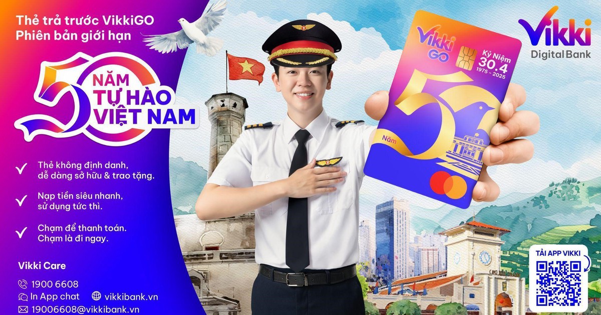 Hòa nhịp kỷ niệm 50 năm đất nước thống nhất cùng thẻ VikkiGO Tự hào Việt Nam