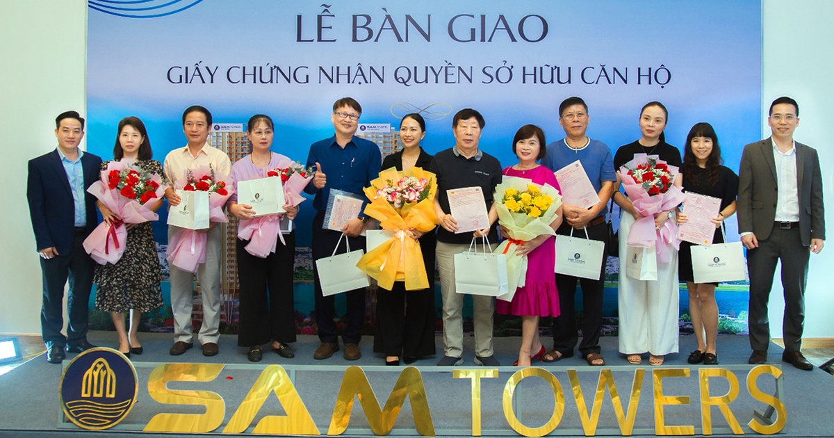 SAM Towers trao sổ hồng: Vững tâm an cư, khẳng định giá trị bền vững