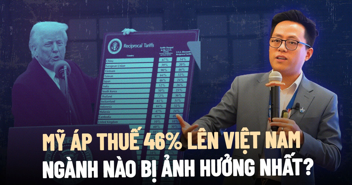Mỹ áp thuế 46% lên Việt Nam: Chuyên gia phân tích ngành nào bị ảnh hưởng nặng nhất?