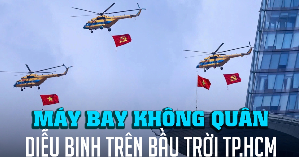 Sáng 30.4, ngắm nhìn TP.HCM từ máy bay của Quân chủng Phòng không – Không quân Sáng 30.4, ngắm nhìn TP.HCM từ máy bay của Quân chủng Phòng không – Không quân