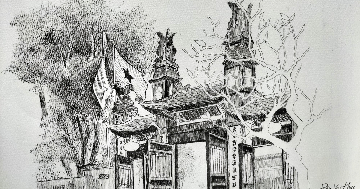 Đền Voi Phục trấn giữ phía tây thành Thăng Long