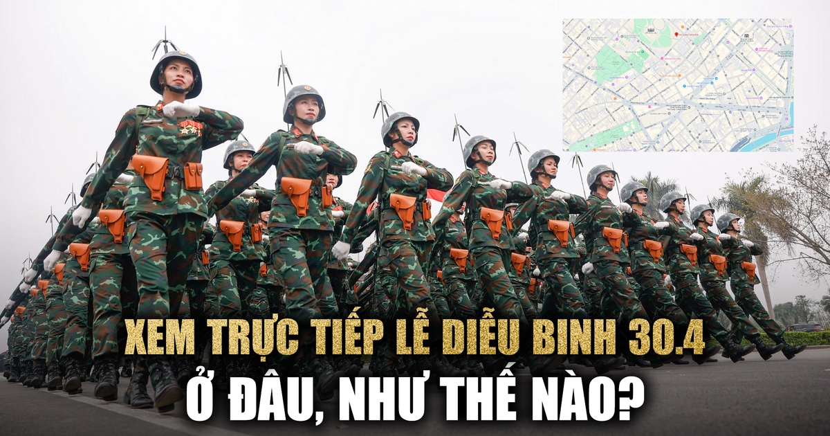 Lộ trình và các điểm xem trực tiếp lễ diễu binh 30.4 tại TP.HCM