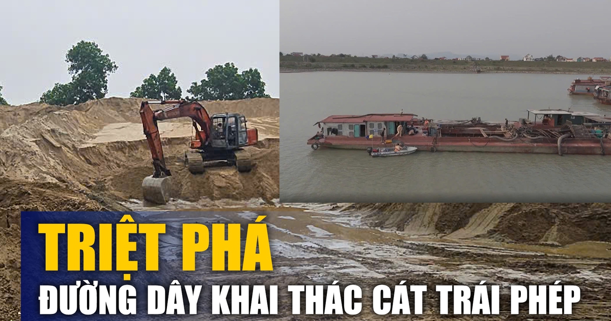Triệt phá đường dây khai thác cát có tổ chức của Thiên An Phát
