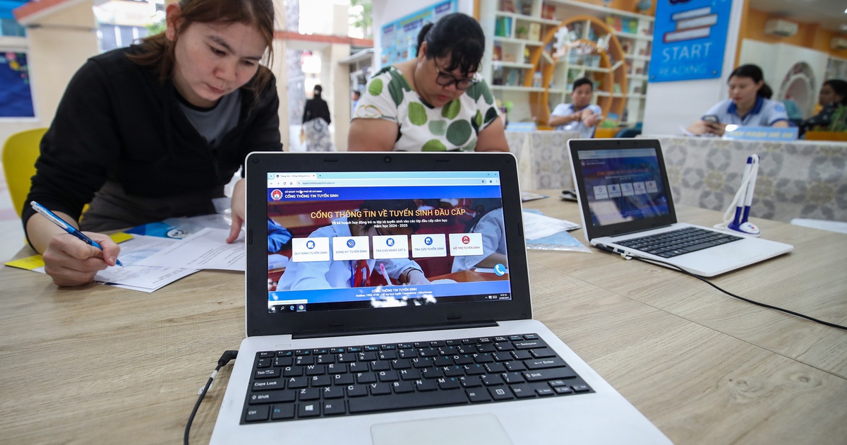 Tuyển sinh đầu cấp tại TP.HCM: Phụ huynh cần xác nhận thông tin trên hệ thống