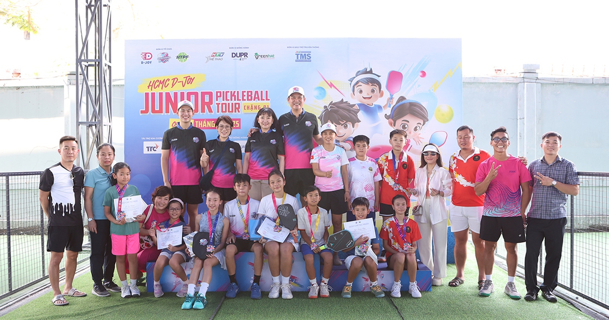 Những dấu ấn đáng nhớ của giải HCMC D-JOY Junior Pickleball Tour 2025 - chặng 1